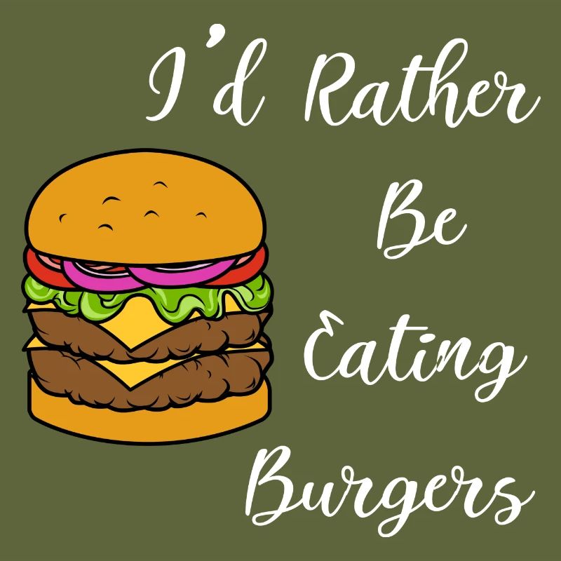 Citation ironique du chef de hamburger manger des