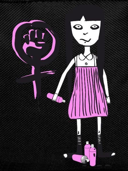 Molly - Girl Power, feminist graffiti