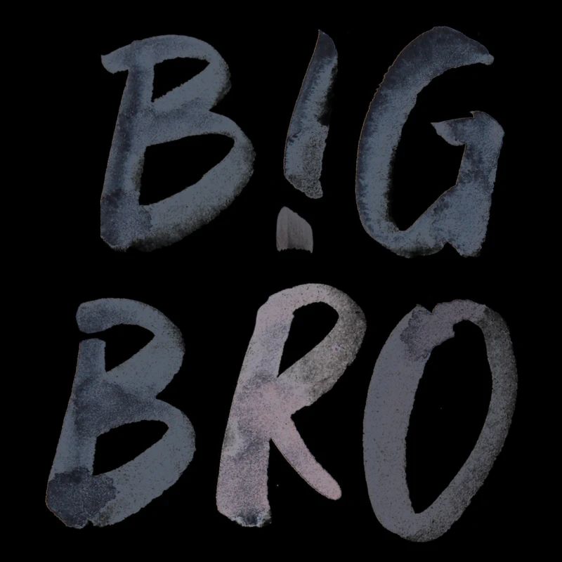 big bro großer Bruder Schrift Kinder Spruch