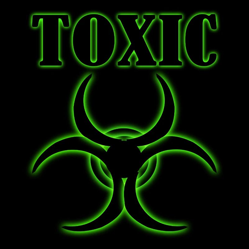 Toxic mit Zeichen