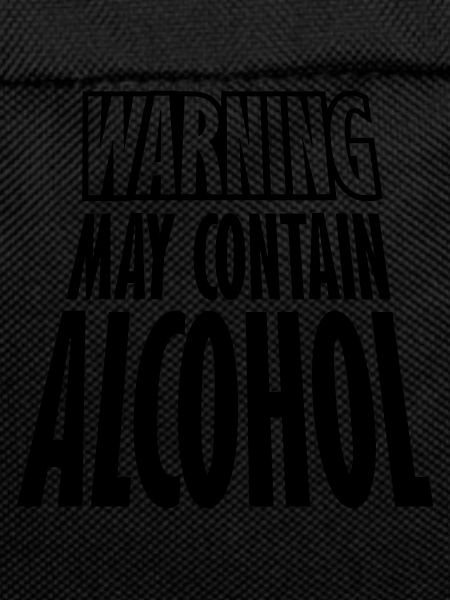 May Contain Alcohol Warning