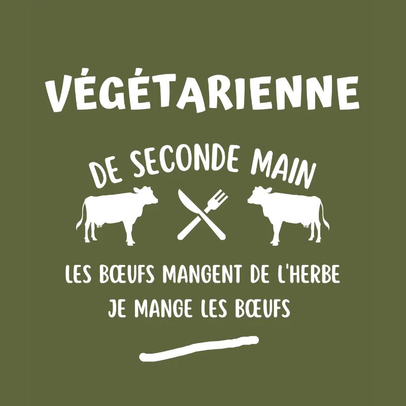 végétarienne de seconde main