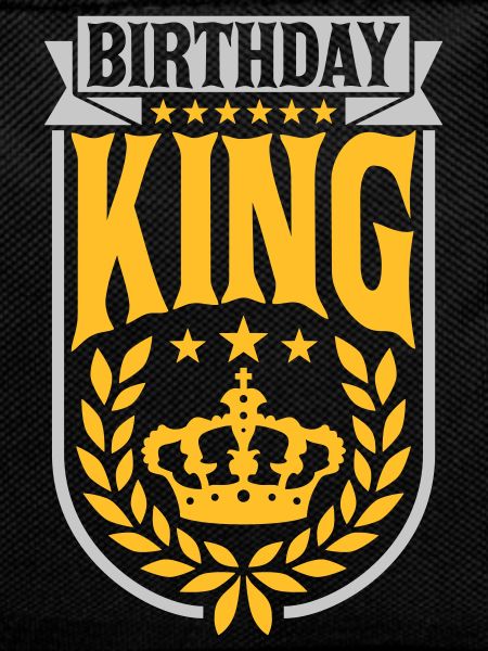 Birthday King Party Logo