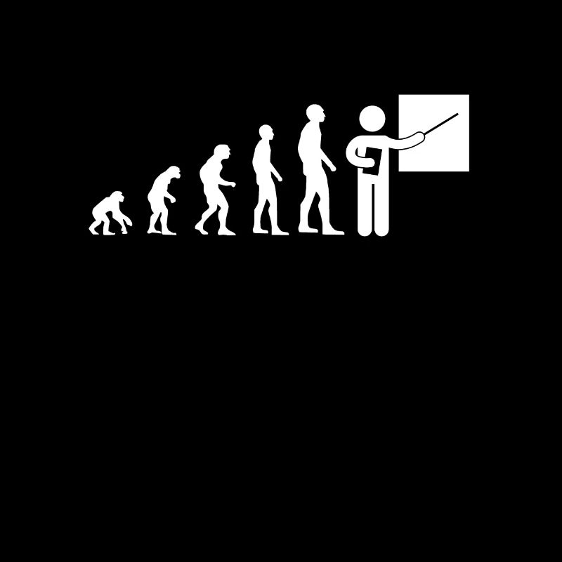 Evolutionslehrer Humorlehrer Drole Lehrer