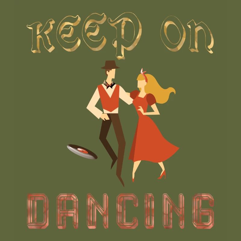 Keep on dancing, continuez à danser, danseur vinyl