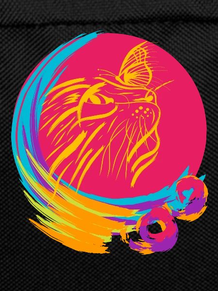 cat and butterfly