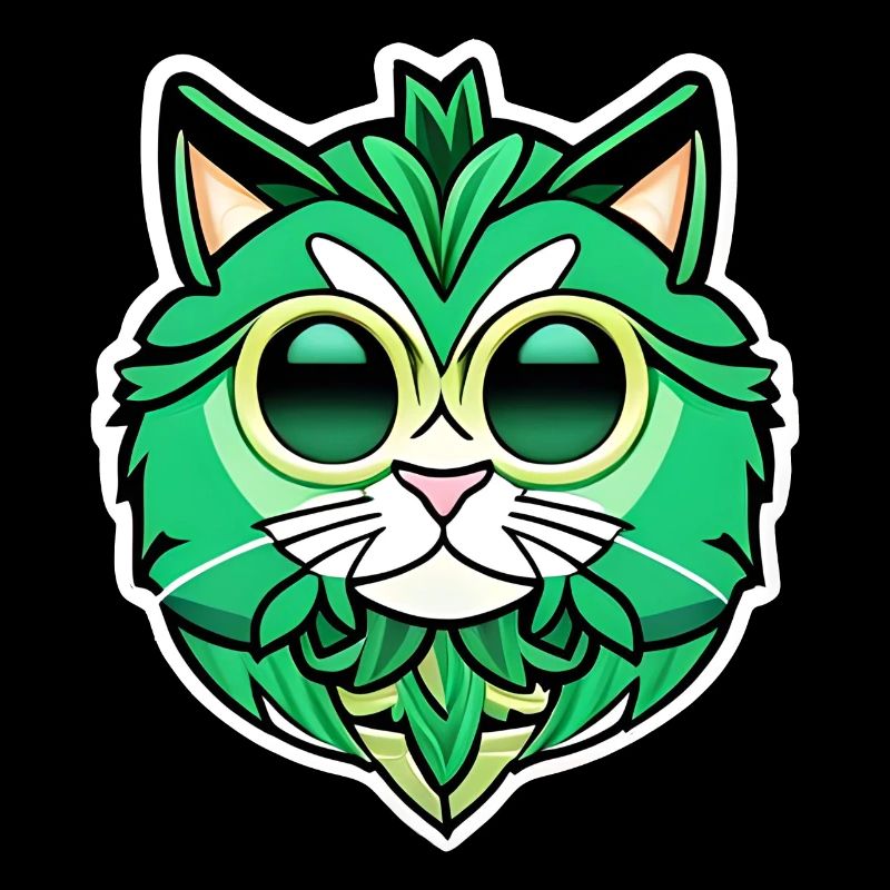 tête de petit chat mignon