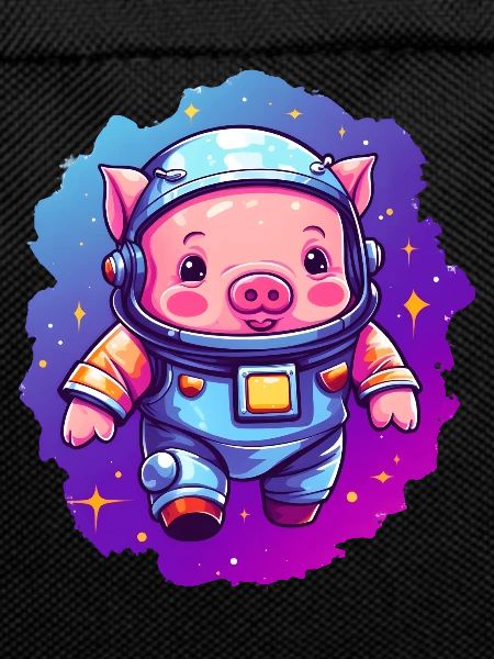 Sweet pig in space!