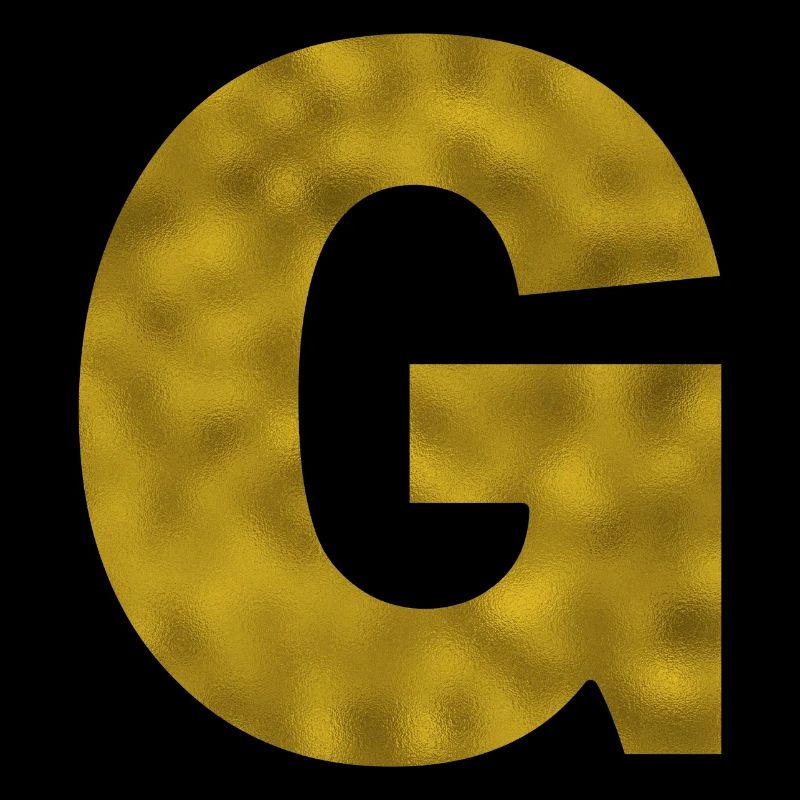 Letter G Gold