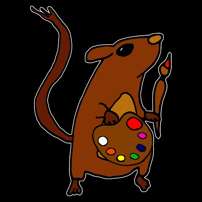 Artist Mouse Gerbil Painter