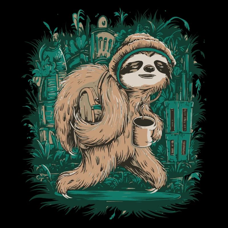 sloth jungle walk
