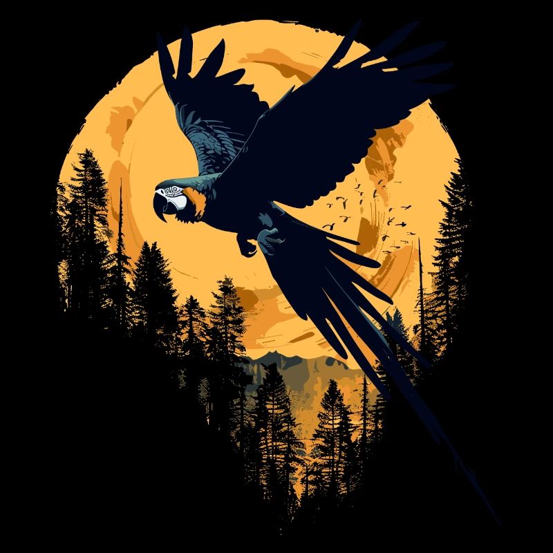 Parrot Bird Macaw Wilderness