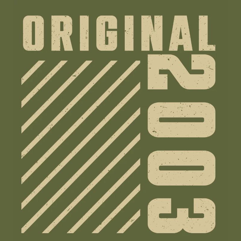 Original 2003 Authentic 2003 Vintage Bursdag