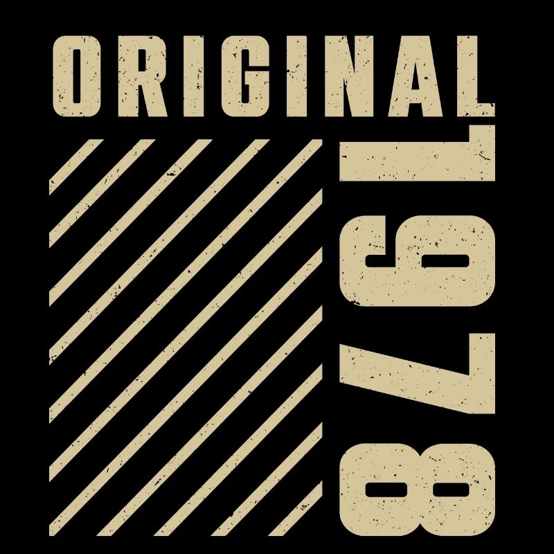 Original 1978 Authentic 1978 Vintage Bursdag