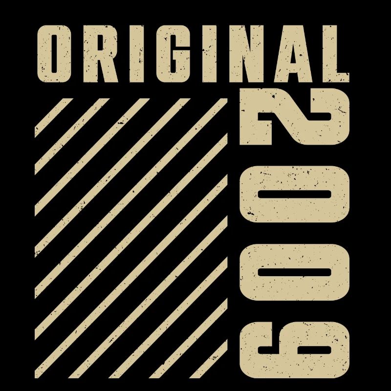 Original 2009 Authentic 2009 Vintage Bursdag
