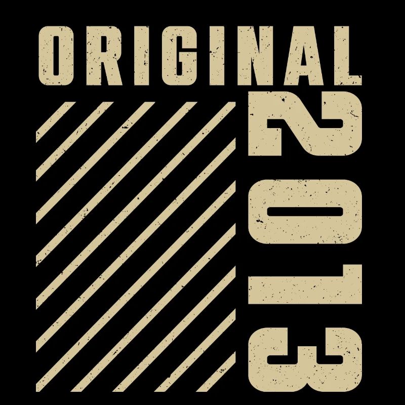 Original 2013 Authentic 2013 Vintage Bursdag