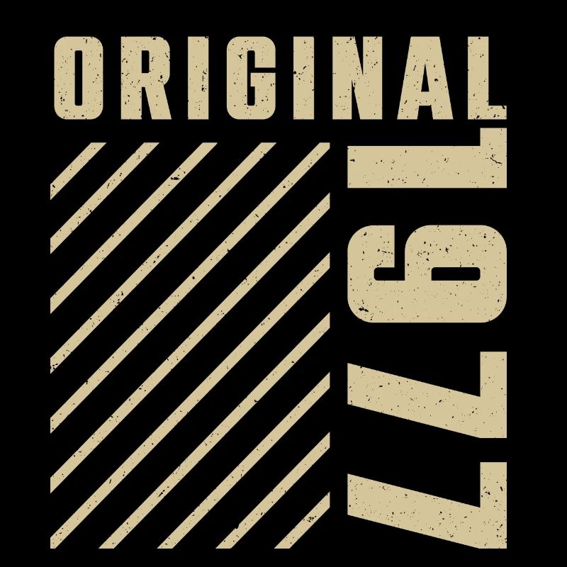 Original 1977 Authentic 1977 Vintage Bursdag