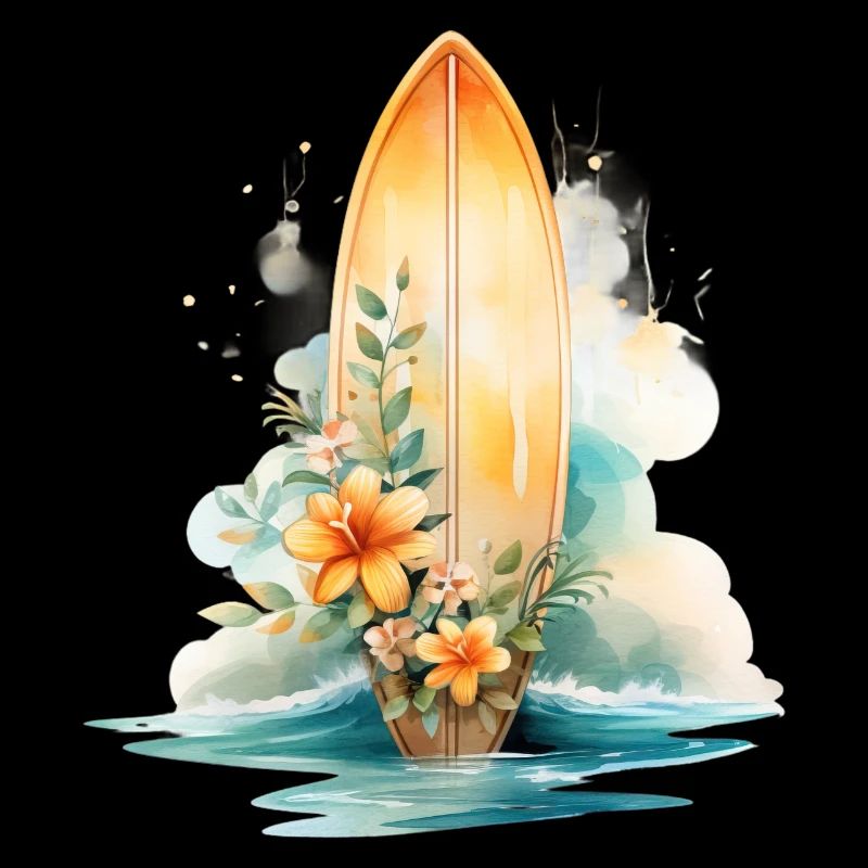 SURFBRETT IN BLÜTE