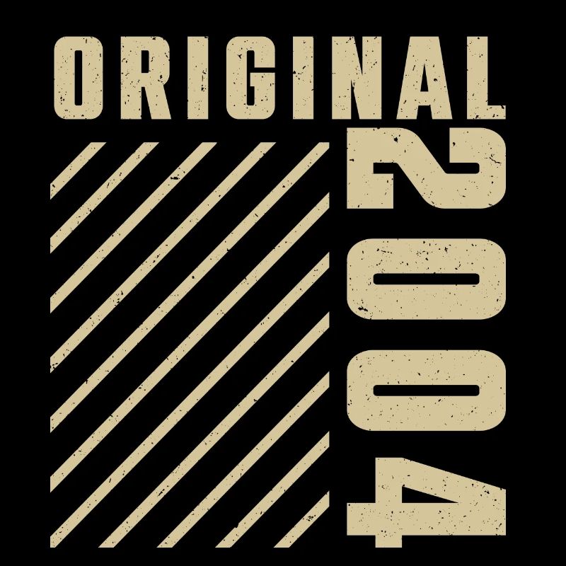 Original 2004 Authentic 2004 Vintage Bursdag