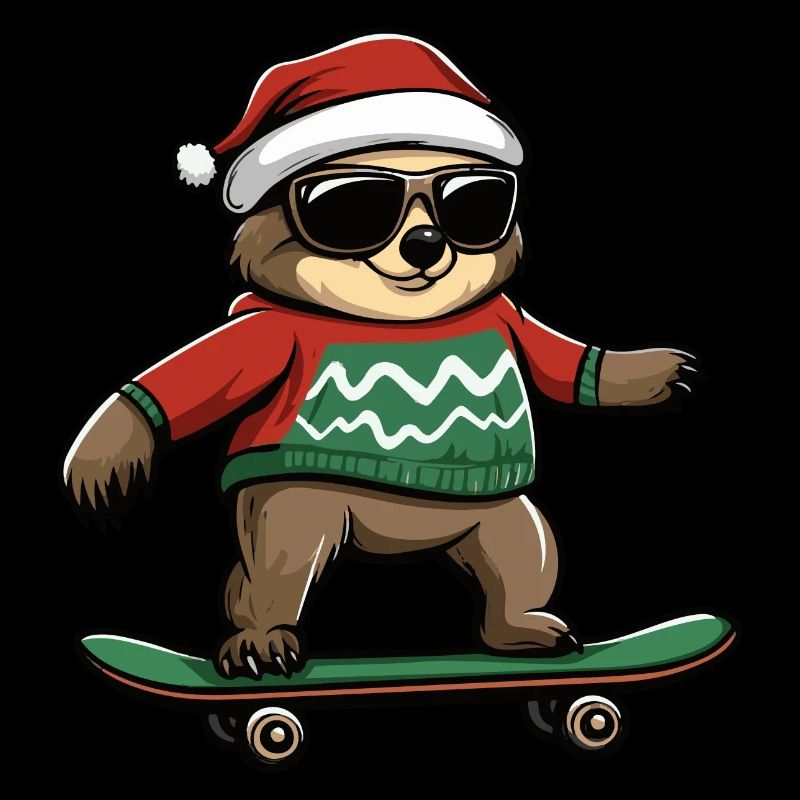 Sloth Christmas Funny