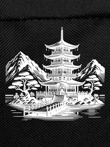Asian Landscape Meditation Design