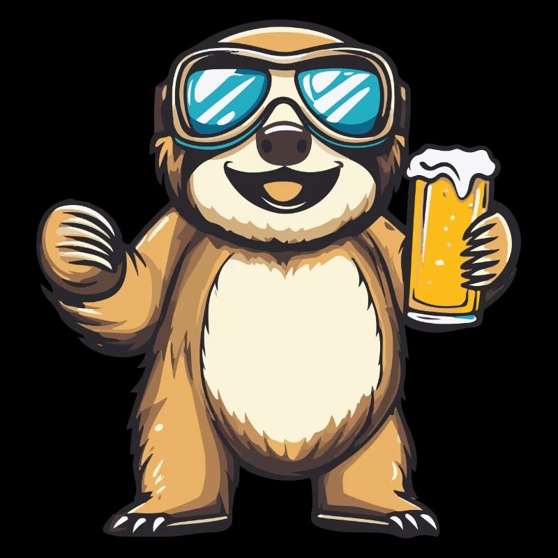 Faultier Ski Bier
