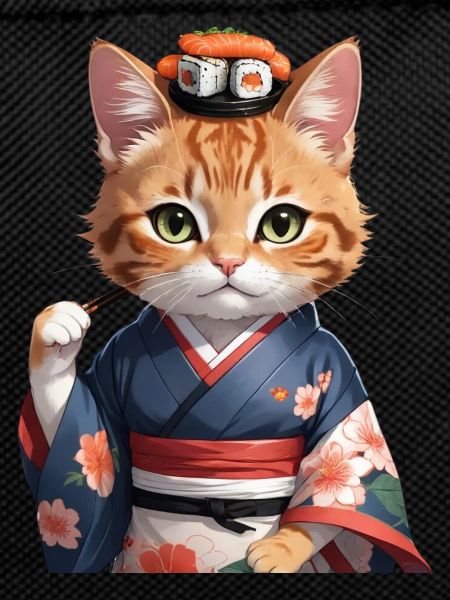 Sushi Cat Katze Japan