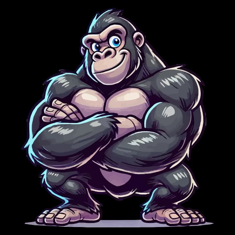 Gorilla Funny Comic