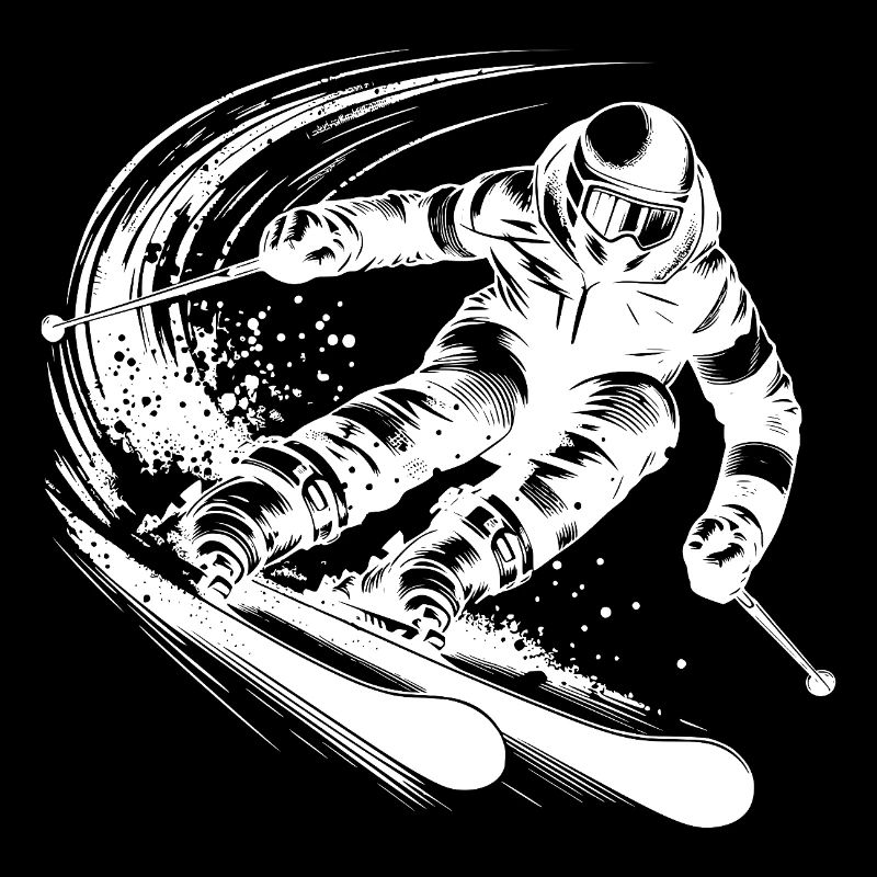 Skiing Speed and precision in the snow