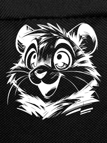 Laughing Hamster Charming Hamster Illustration