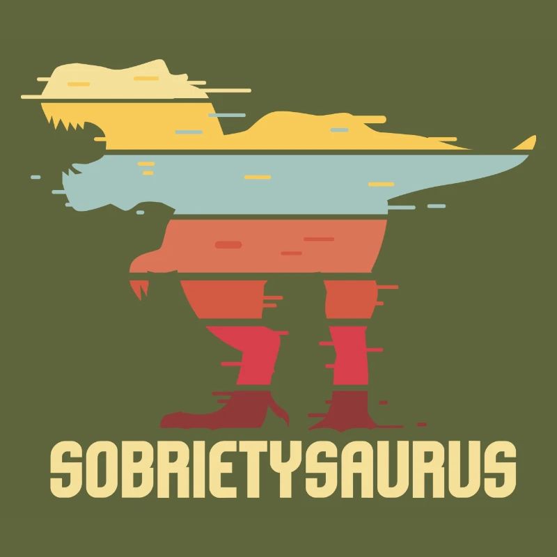 Alcohol Addiction Sobriety Recovery I T-Rex I