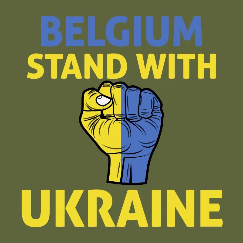 Belgium Ukraine - I support Ukraine