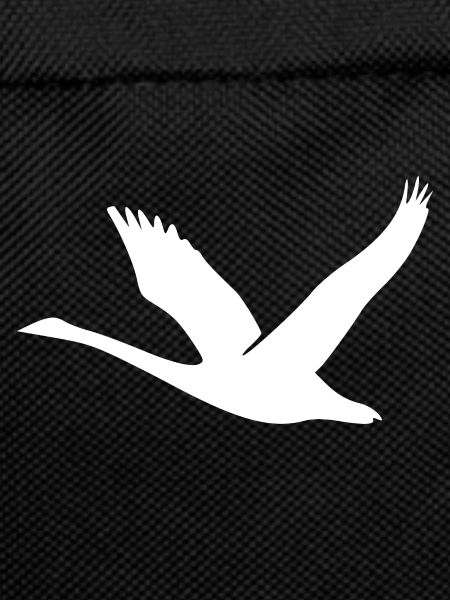 Flying Swan Bird with Wings