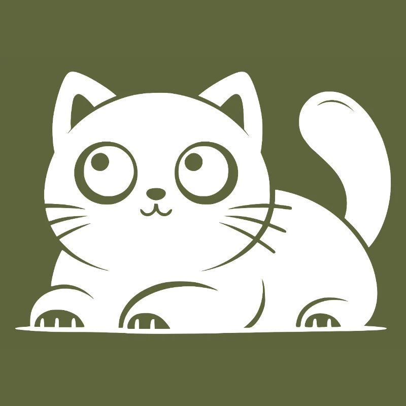 Visage de chat douillet