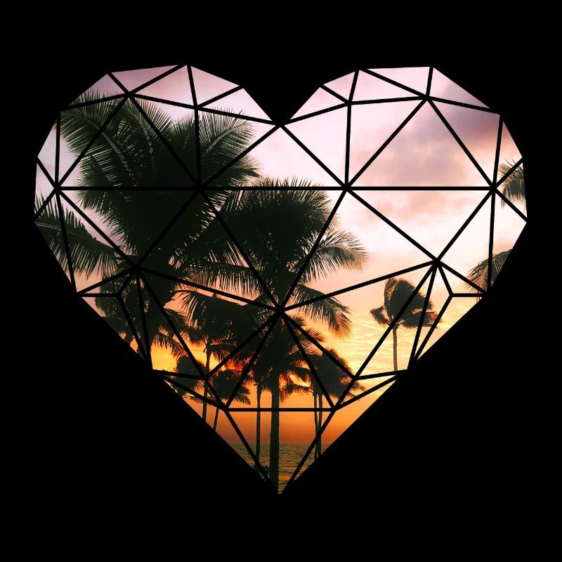 3D heart palms