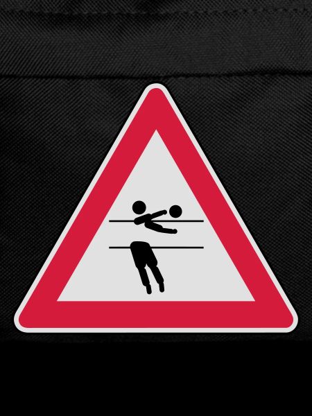 Achtung, Volleyball wird gespielt!