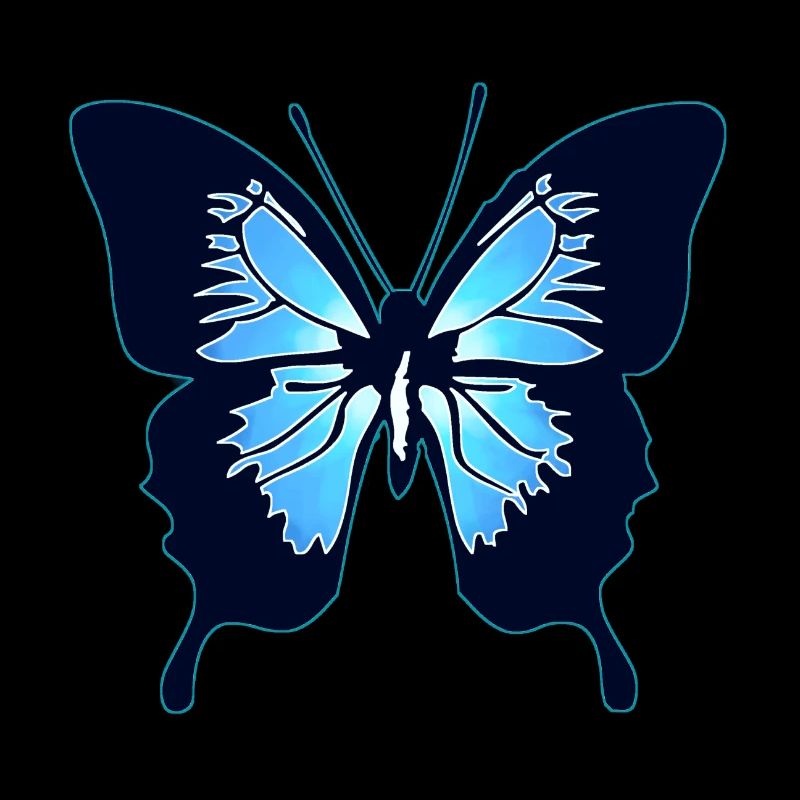 Papillon bleu