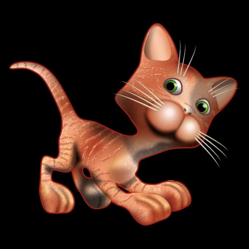3D Katze