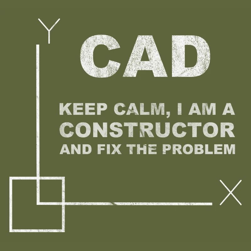 CAD Keep Calm Constructor Engineering