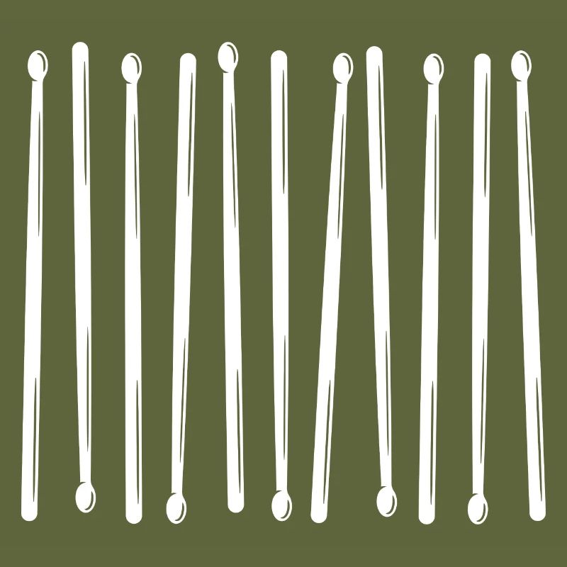 Drumsticks Vertical Pattern