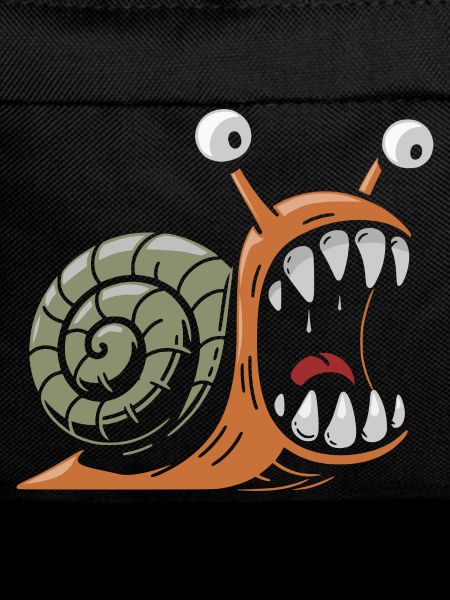 Snail with large teeth