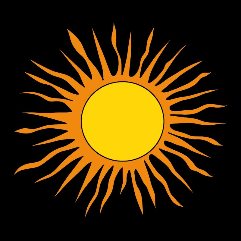 Soleil rétro