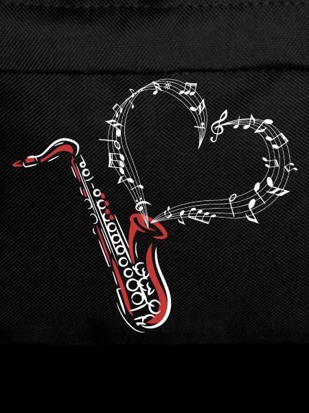 Saxophone Music Love Heart