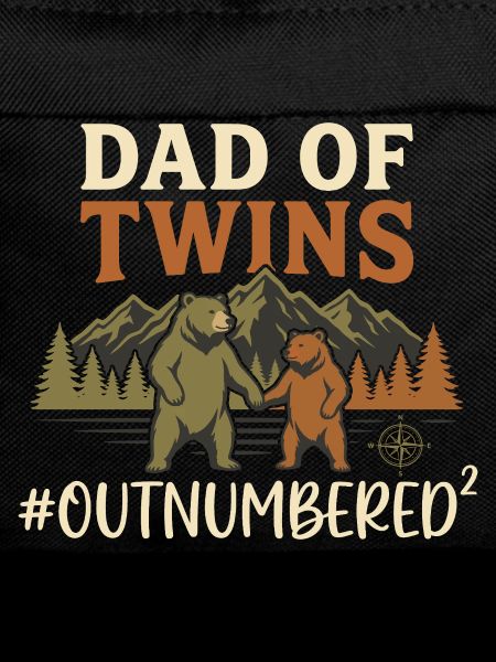Dad of Twins Outnumbered Papa Zwillinge
