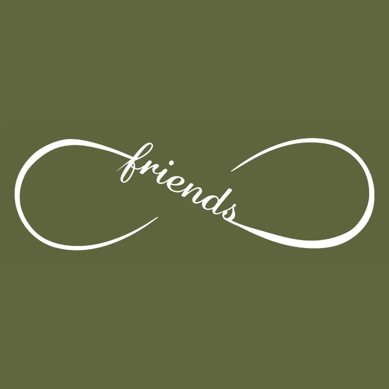 FatMonkey Designs Infinity Friends white