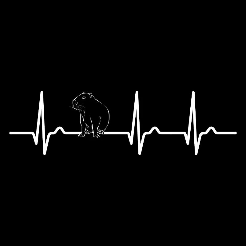 Courbe ECG - Courbe cardiaque - Pouls - Capybara - Nature