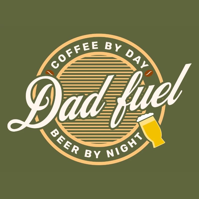 Humor Coffee Beer Daddy