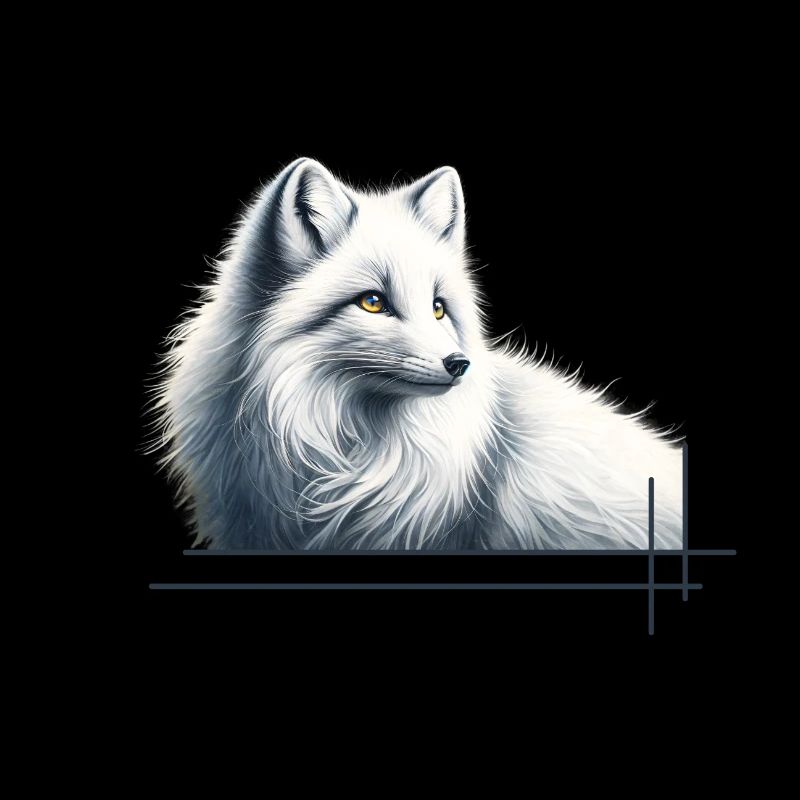 Fuchs im Winter Eleganz