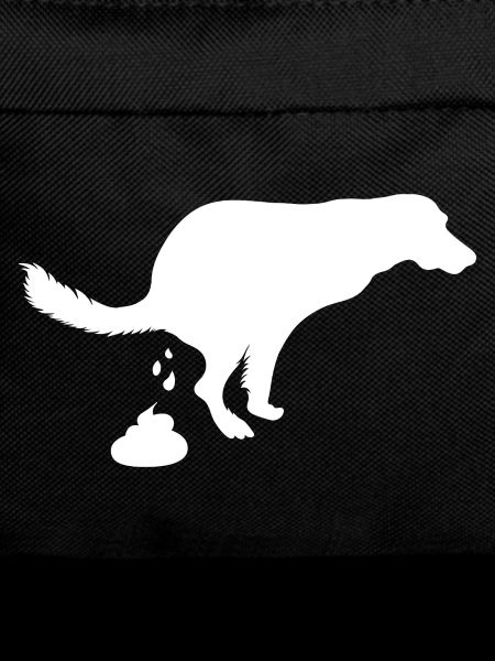 Screaming dog pooping dog