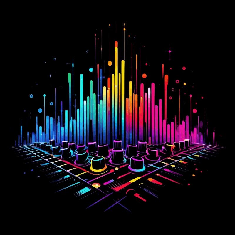 Electronic Music Equalizer Mixer